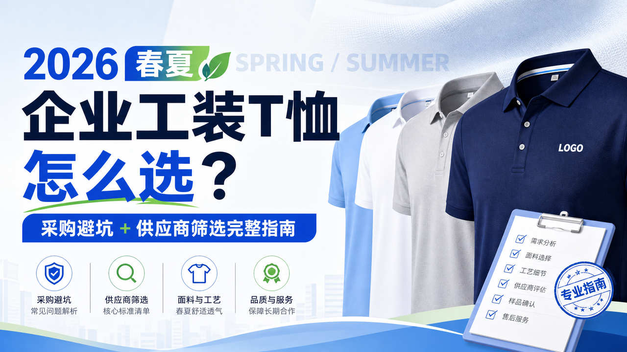 2026春夏企业T恤定制避坑攻略：从面料品控到交付售后，采购全流程干货