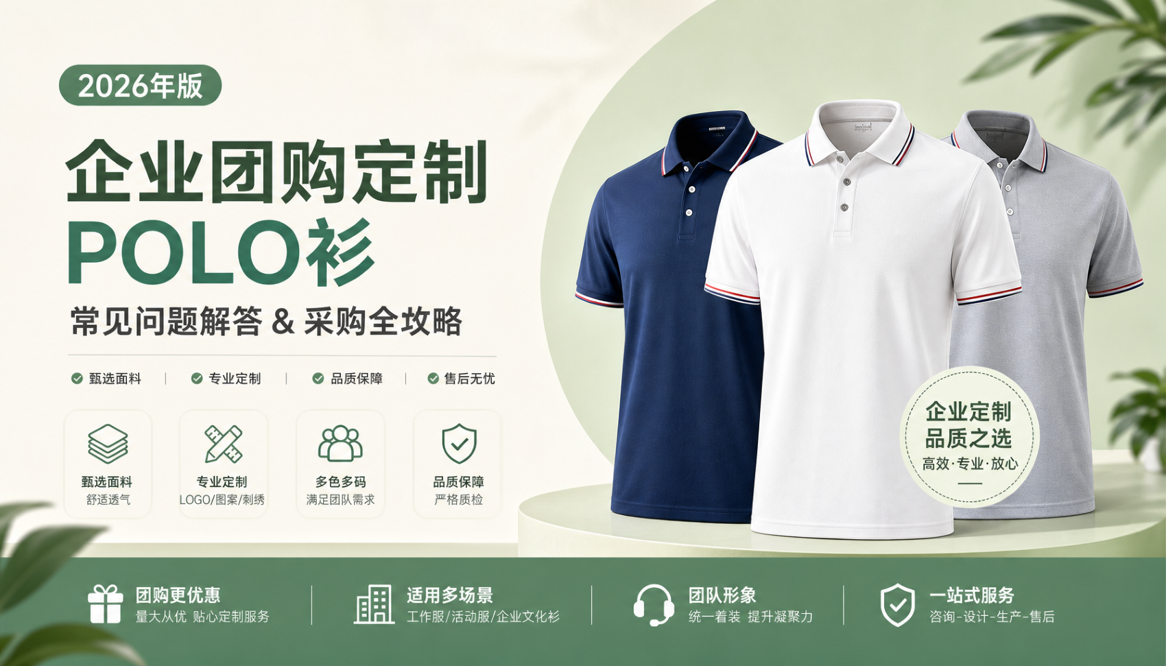 霞湖世家POLO衫团购定制常见问题解答（2026年版）